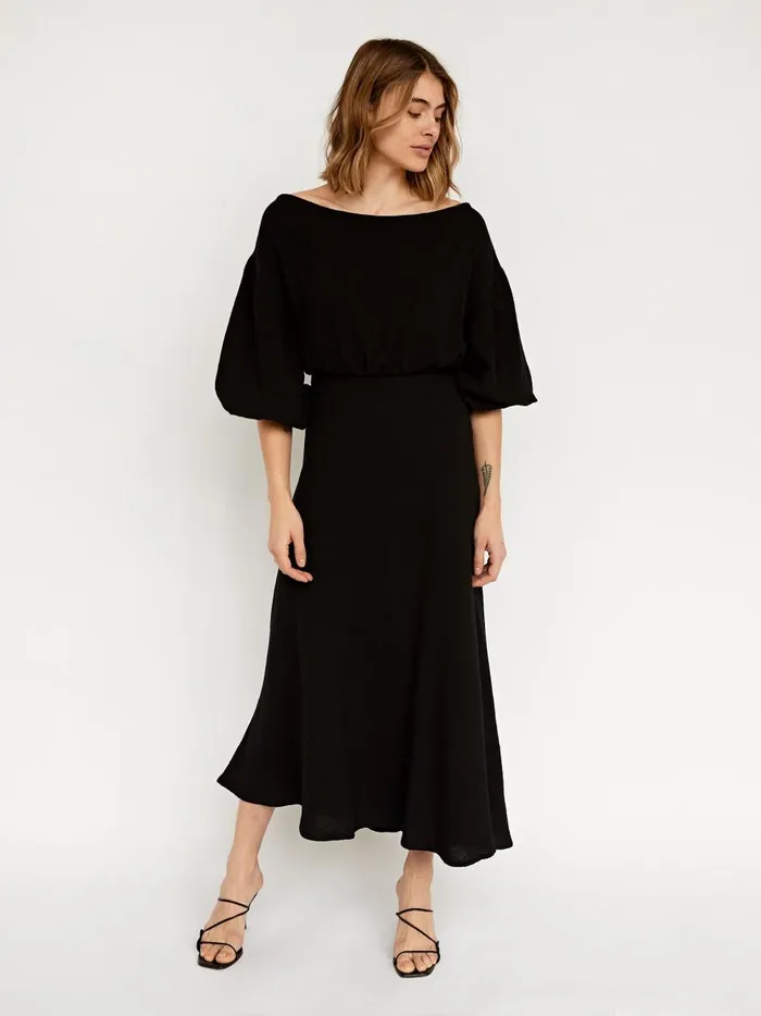 Women Louie Dress Black The UNDONE Dresses Women Louie Dress Black The UNDONE Dresses