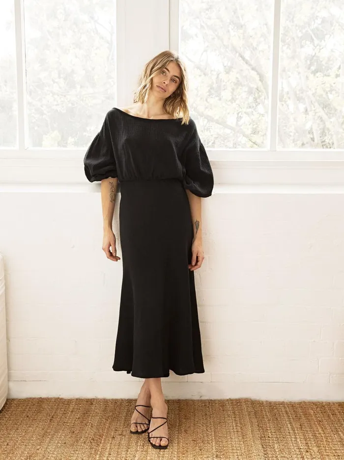 Women Louie Dress Black The UNDONE Dresses Women Louie Dress Black The UNDONE Dresses