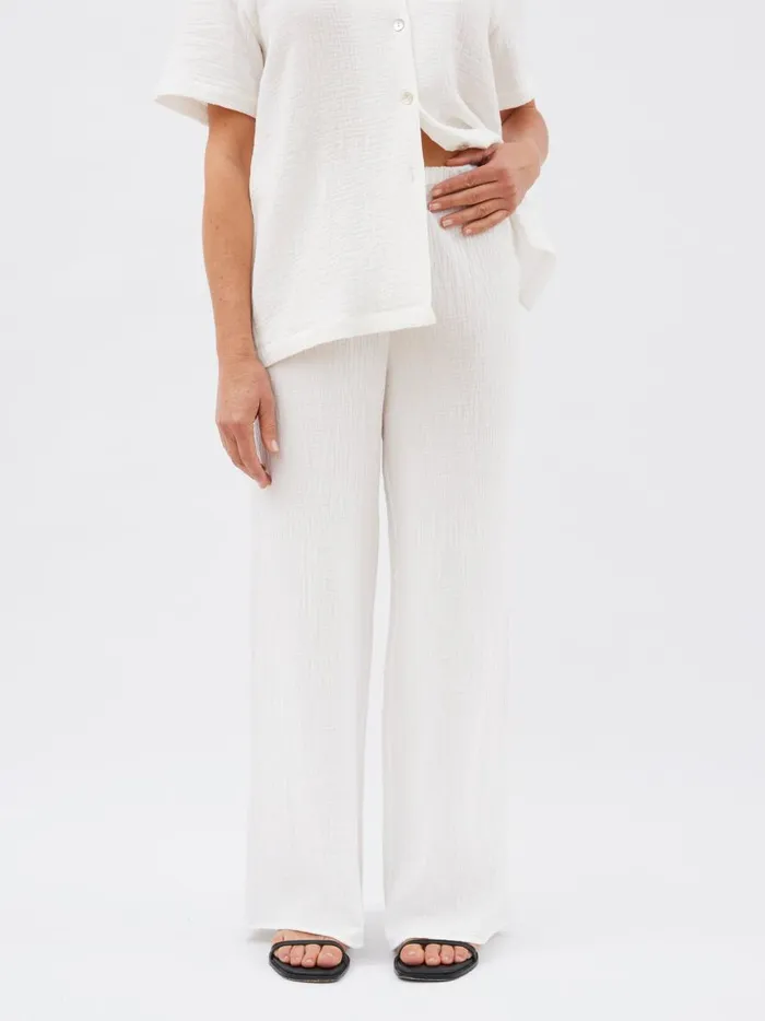 Women Lounge Pant Optic White The UNDONE Pants