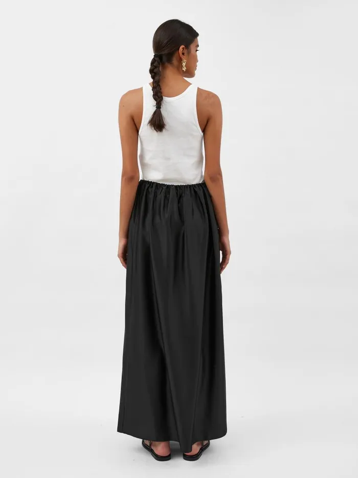 Women Lucia Tie Up Skirt Noir The UNDONE Skirts