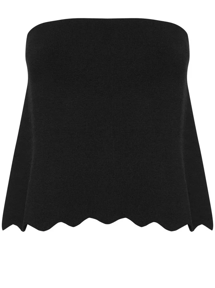 Women Margot Knit Black The UNDONE Tops