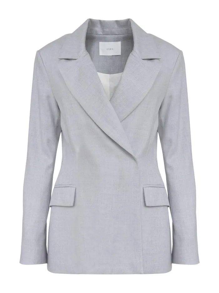 Women Mateo DB Blazer Grey The UNDONE Jackets