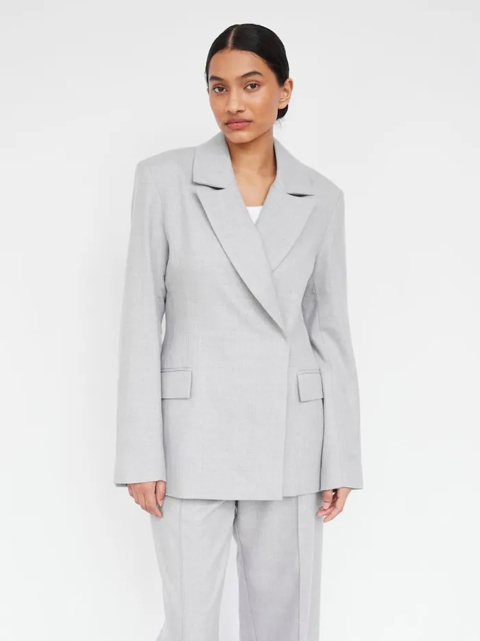 Women Mateo DB Blazer Grey The UNDONE Jackets