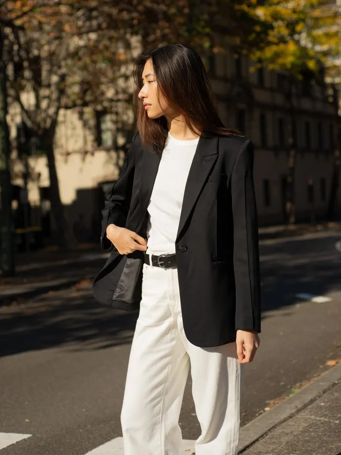 Women Maya Blazer Black The UNDONE Jackets Women Maya Blazer Black The UNDONE Jackets