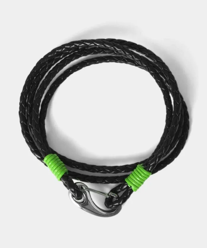 WomenMen Joe Browns Accessories and Jewellery A Dash Of Lime Premium Leather Bracelet
