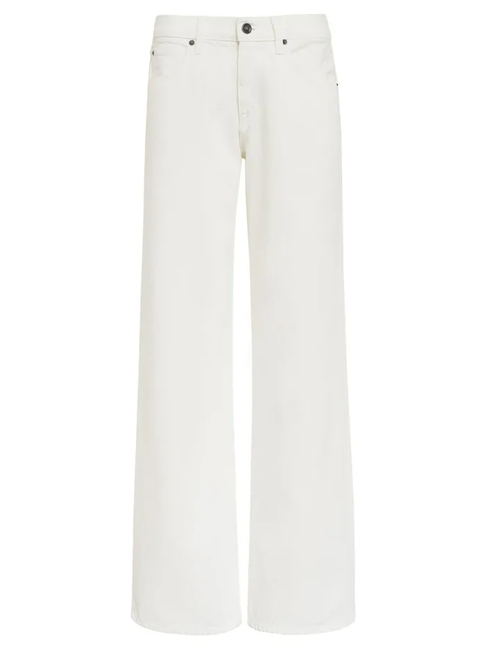 Women Mica Low Rise Wide Leg Jean White The UNDONE Denim