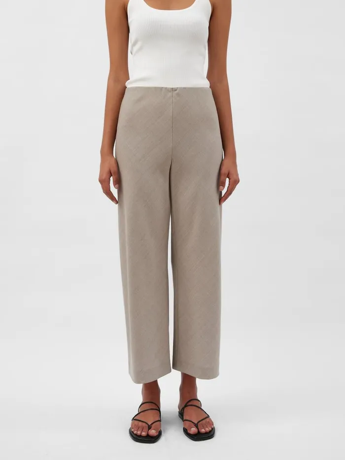 Women Myrna Crop Pant Almond The UNDONE Pants