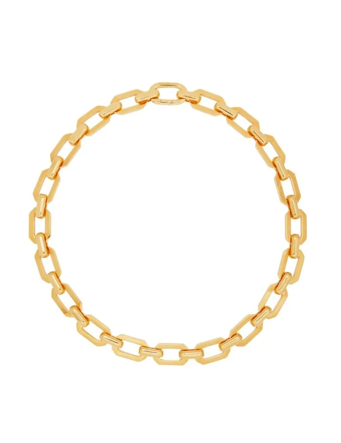 Women Necklaces Zimmermann Graphic Chain Necklace Gold