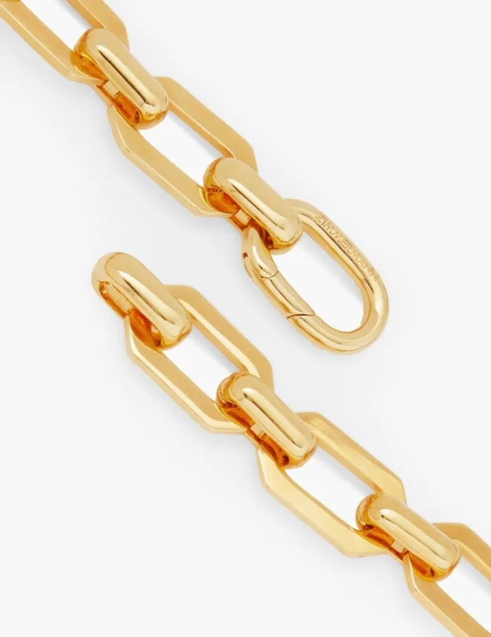 Women Necklaces Zimmermann Graphic Chain Necklace Gold