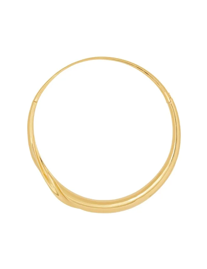 Women Necklaces Zimmermann Paint Stroke Choker Gold