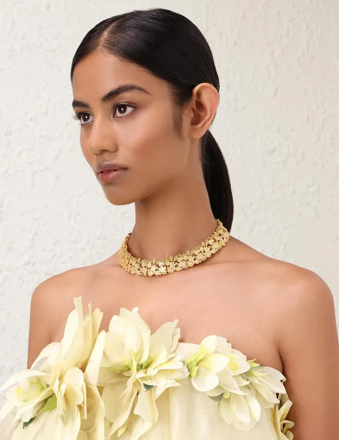 Women Necklaces Zimmermann Zimmermann Bloom Necklace Goldgreen