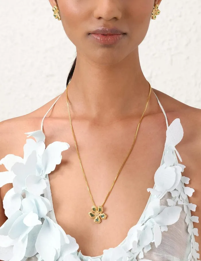 Women Necklaces Zimmermann Zimmermann Natura Pendant Goldagate