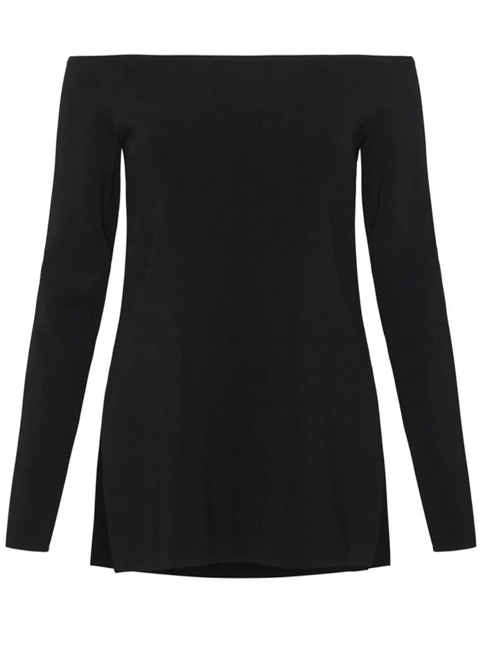 Women Obie Off The Shoulder Top Black The UNDONE Tops