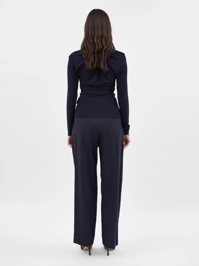 Women Odessa Square Top French Navy The UNDONE Tops