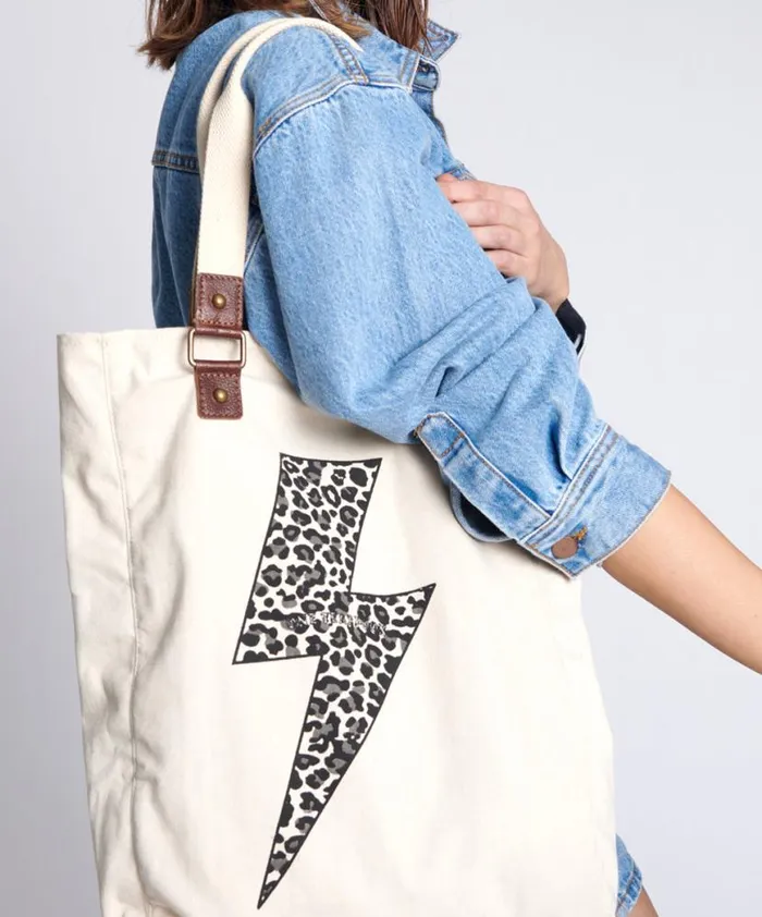 Women One Teaspoon Bags ONETEASPOON LIGHTNING TOTE BAG Women One Teaspoon Bags ONETEASPOON LIGHTNING TOTE BAG