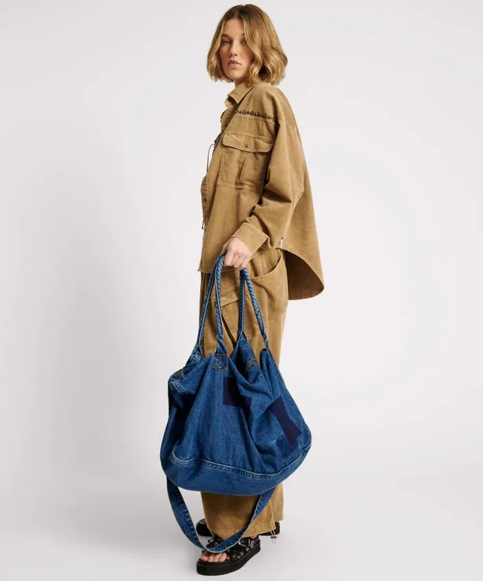 Women One Teaspoon Bags SALTY SAILOR DENIM OVERNIGHTER BAG Women One Teaspoon Bags SALTY SAILOR DENIM OVERNIGHTER BAG