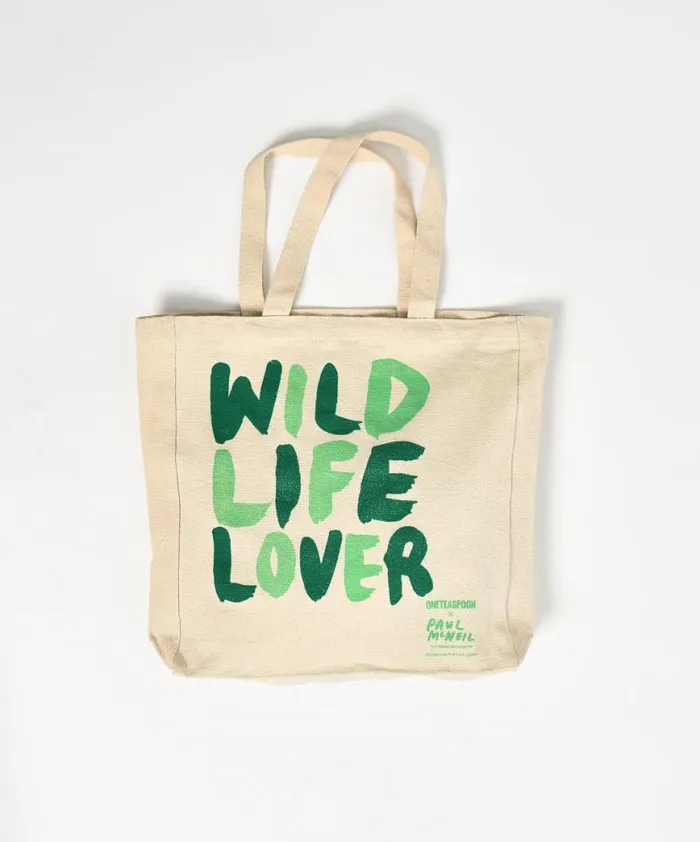 Women One Teaspoon Bags WILDLIFE LOVER PREMIUM CANVAS TOTE