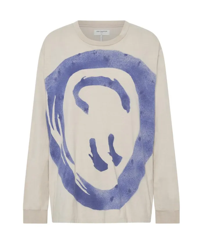 Women One Teaspoon Basic Tees ALL YOU NEED IS LOVE LONGSLEEVE TEE Women One Teaspoon Basic Tees ALL YOU NEED IS LOVE LONGSLEEVE TEE