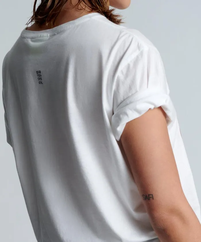 Women One Teaspoon Basic Tees BOWER BIKE CLUB ORGANIC UNISEX TEE Women One Teaspoon Basic Tees BOWER BIKE CLUB ORGANIC UNISEX TEE