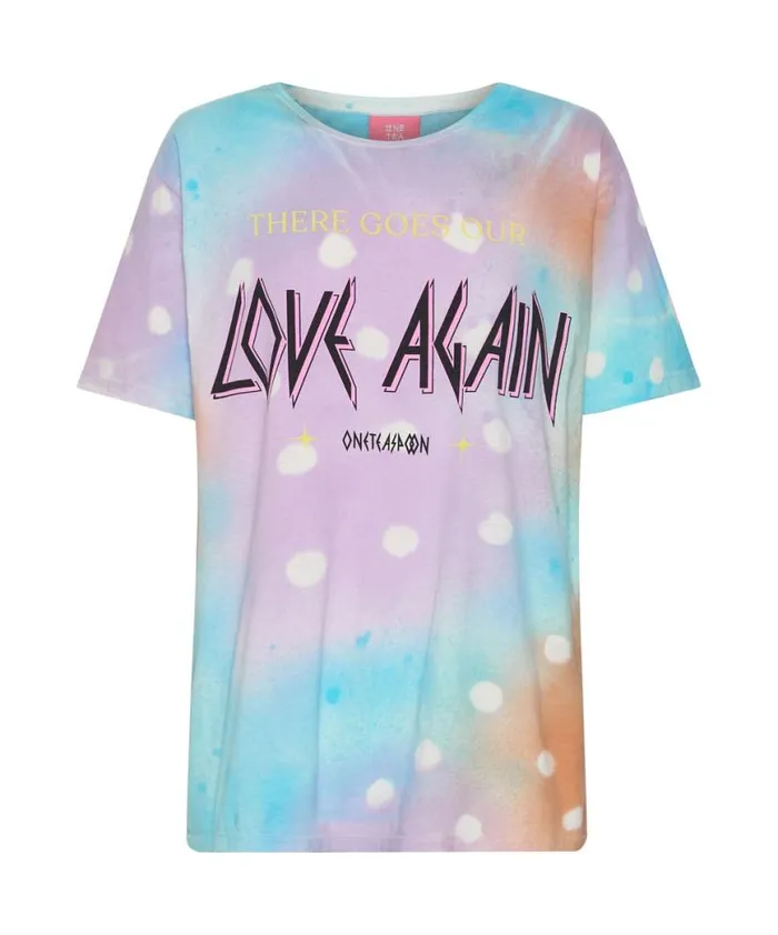 Women One Teaspoon Basic Tees LOVE AGAIN ORGANIC UNISEX TEE Women One Teaspoon Basic Tees LOVE AGAIN ORGANIC UNISEX TEE