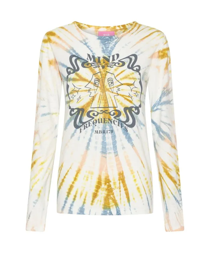 Women One Teaspoon Basic Tees MOBLACK MIND FREQUENCIES FITTED FERN LONGSLEEVE TE Women One Teaspoon Basic Tees MOBLACK MIND FREQUENCIES FITTED FERN LONGSLEEVE TE
