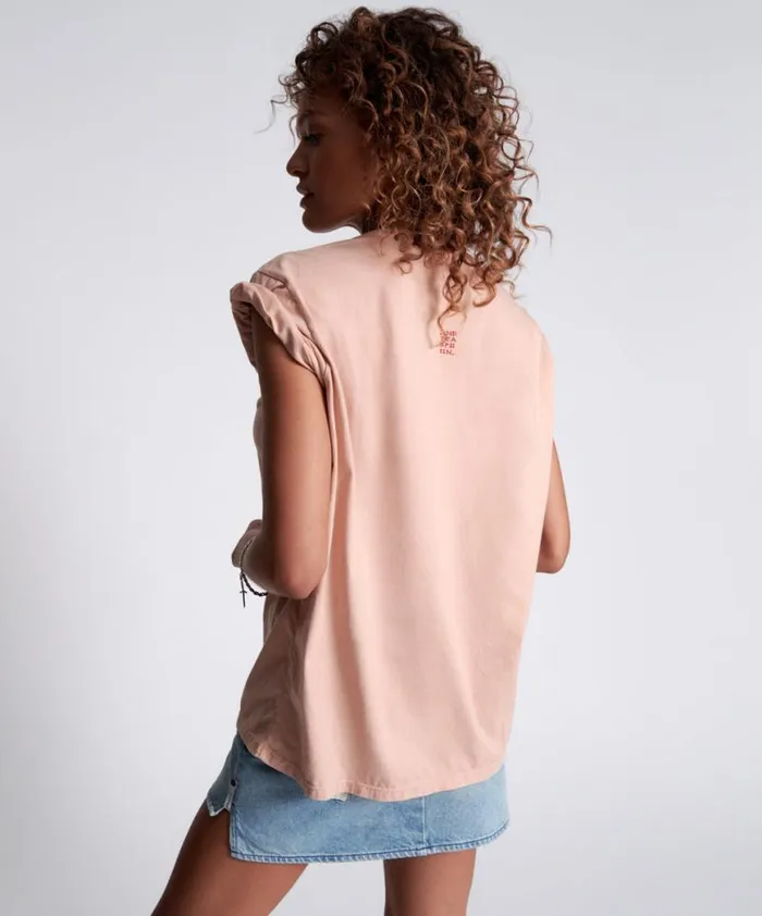 Women One Teaspoon Basic Tees ORGANIC LOST WANDERERS UNISEX TEE