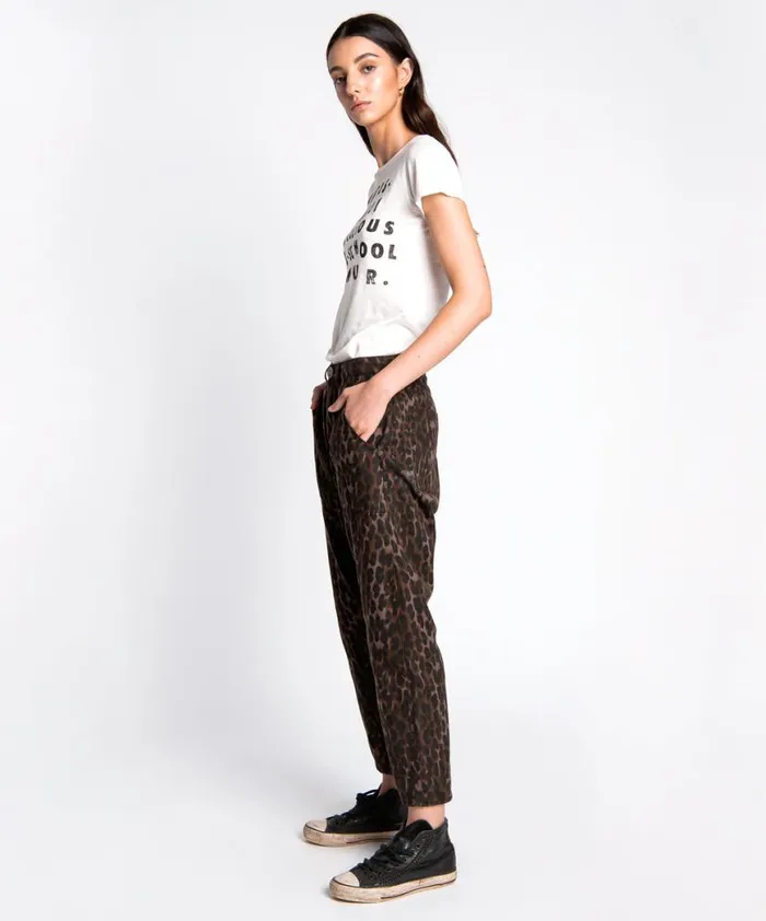 Women One Teaspoon Basic Tees REBEL GLAM FITTED TEE Women One Teaspoon Basic Tees REBEL GLAM FITTED TEE