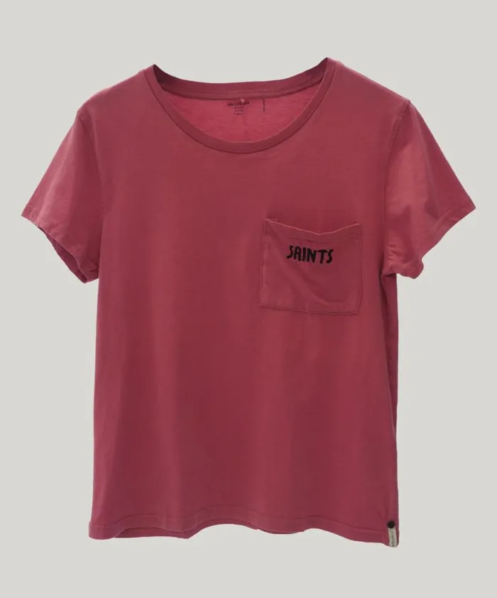 Women One Teaspoon Basic Tees SAINTS TEE