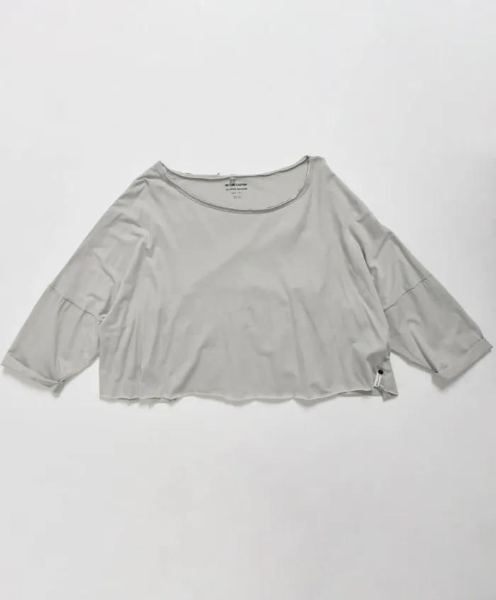 Women One Teaspoon Basic Tees VISION SUPIMA 34 SLEEVE TEE Women One Teaspoon Basic Tees VISION SUPIMA 34 SLEEVE TEE