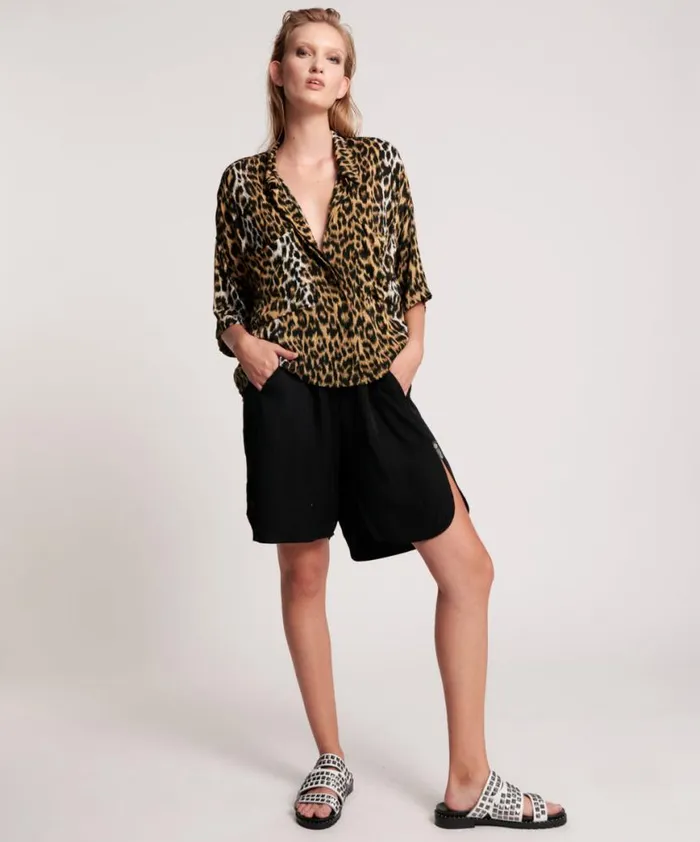 Women One Teaspoon Bottoms BLACK LA RUBY SHORTS Women One Teaspoon Bottoms BLACK LA RUBY SHORTS