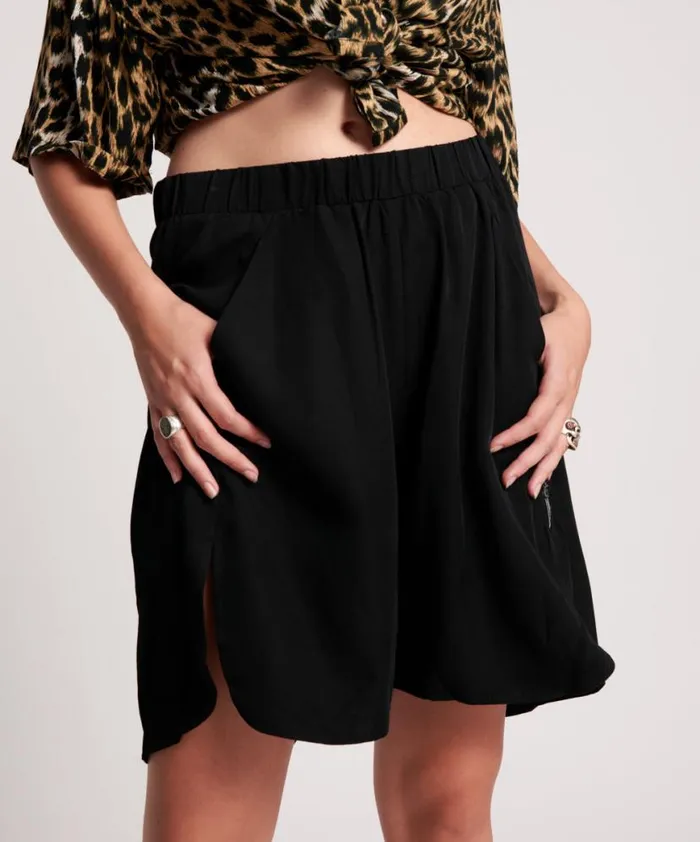 Women One Teaspoon Bottoms BLACK LA RUBY SHORTS Women One Teaspoon Bottoms BLACK LA RUBY SHORTS