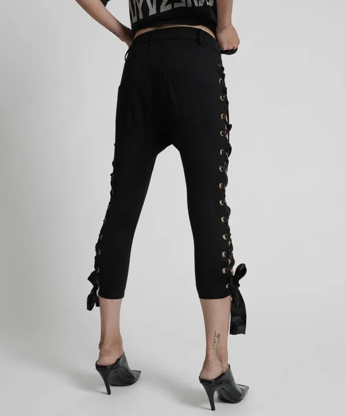Women One Teaspoon Bottoms BLACK SWAN PANT Women One Teaspoon Bottoms BLACK SWAN PANT