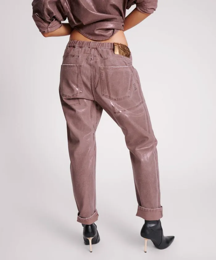 Women One Teaspoon Bottoms BRONZED CHOCOLATE SHABBIES DRAWSTRING DENIM JEANS Women One Teaspoon Bottoms BRONZED CHOCOLATE SHABBIES DRAWSTRING DENIM JEANS