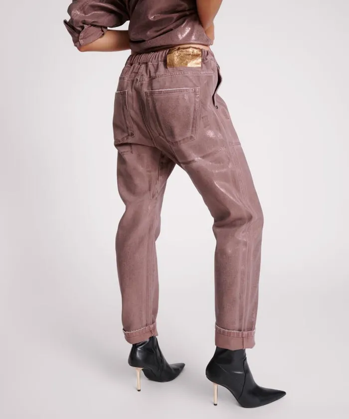 Women One Teaspoon Bottoms BRONZED CHOCOLATE SHABBIES DRAWSTRING DENIM JEANS Women One Teaspoon Bottoms BRONZED CHOCOLATE SHABBIES DRAWSTRING DENIM JEANS