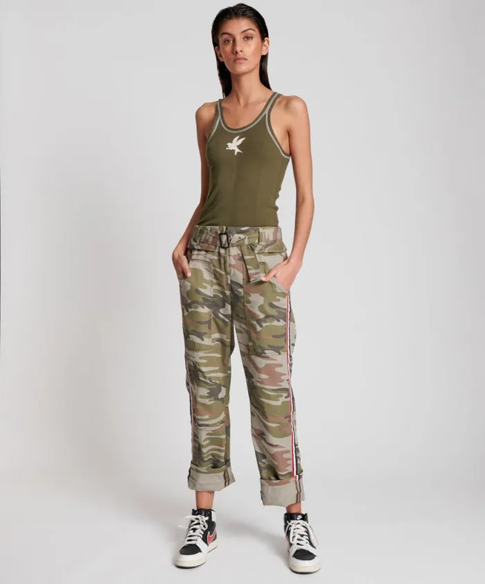 Women One Teaspoon Bottoms CAMO UTILITY PANT