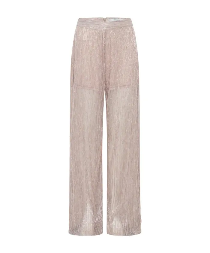 Women One Teaspoon Bottoms CELESTIAL ROSE PLISSE PALAZZO PANTS Women One Teaspoon Bottoms CELESTIAL ROSE PLISSE PALAZZO PANTS