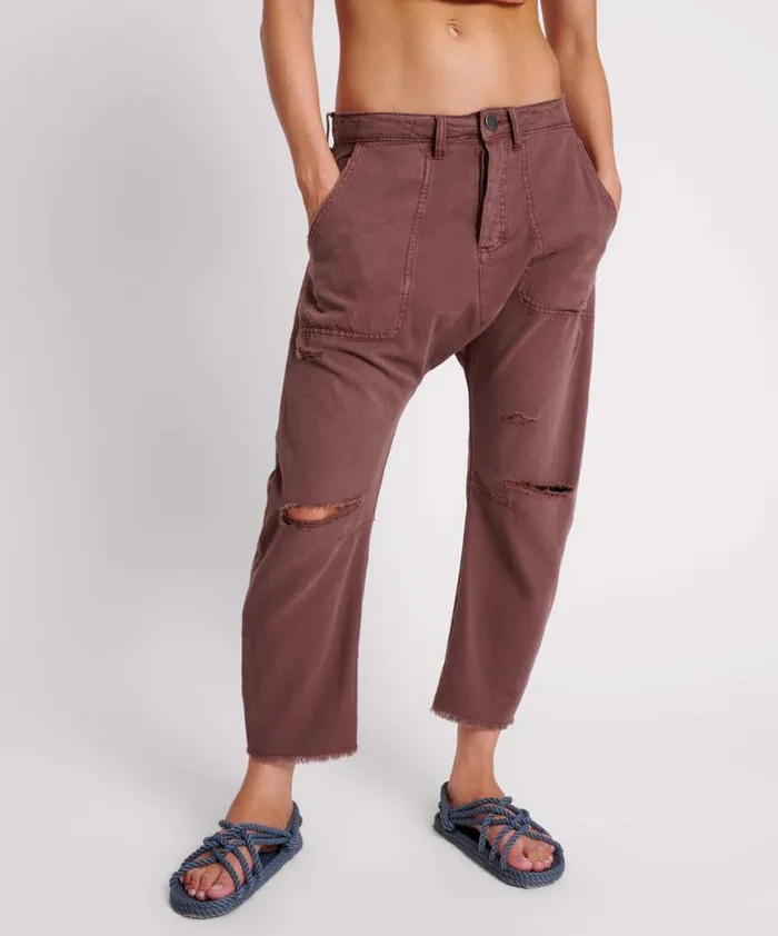 Women One Teaspoon Bottoms CHOCOLATE SINNERS DROP CROTCH BOYFRIEND JEANS Women One Teaspoon Bottoms CHOCOLATE SINNERS DROP CROTCH BOYFRIEND JEANS