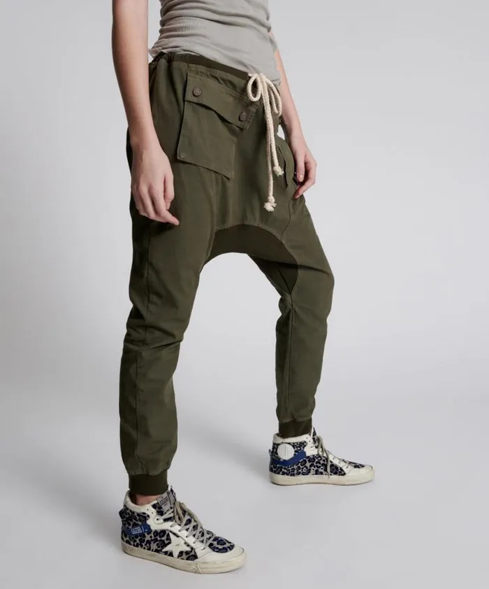 Women One Teaspoon Bottoms DARK KHAKI CARGO CADET PANTS Women One Teaspoon Bottoms DARK KHAKI CARGO CADET PANTS