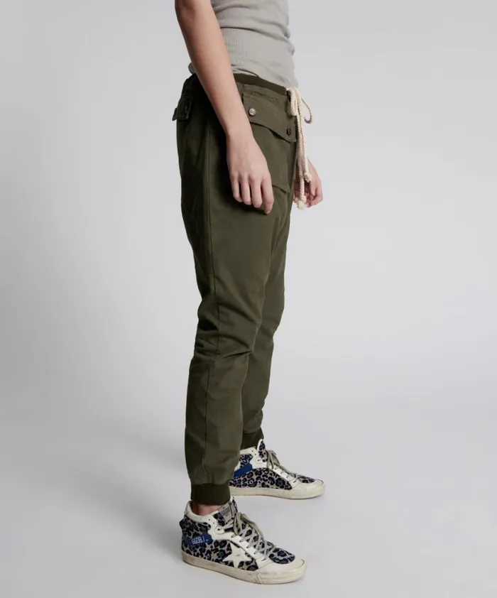 Women One Teaspoon Bottoms DARK KHAKI CARGO CADET PANTS Women One Teaspoon Bottoms DARK KHAKI CARGO CADET PANTS