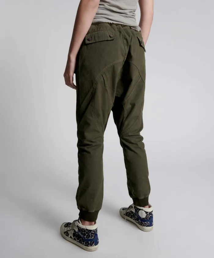 Women One Teaspoon Bottoms DARK KHAKI CARGO CADET PANTS Women One Teaspoon Bottoms DARK KHAKI CARGO CADET PANTS