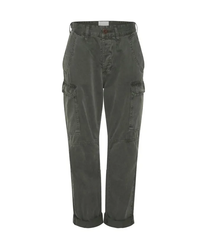 Women One Teaspoon Bottoms DARK KHAKI CARGO MOTION PANTS