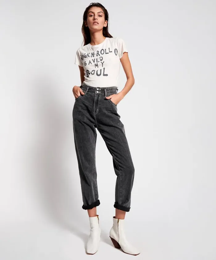 Women One Teaspoon Bottoms DOUBLE BASS PIONEER 80S JEANS