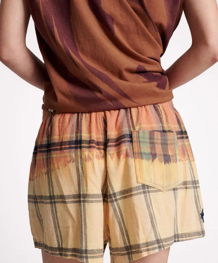 Women One Teaspoon Bottoms FLANNEL STUDDED BOXER SHORTS Women One Teaspoon Bottoms FLANNEL STUDDED BOXER SHORTS