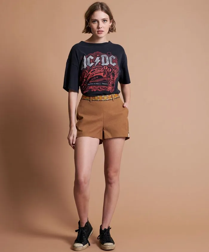 Women One Teaspoon Bottoms FLEETWOOD VEGAN LEATHER SHORTS Women One Teaspoon Bottoms FLEETWOOD VEGAN LEATHER SHORTS