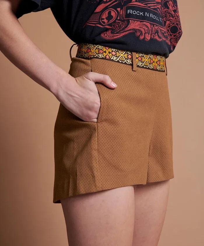 Women One Teaspoon Bottoms FLEETWOOD VEGAN LEATHER SHORTS Women One Teaspoon Bottoms FLEETWOOD VEGAN LEATHER SHORTS