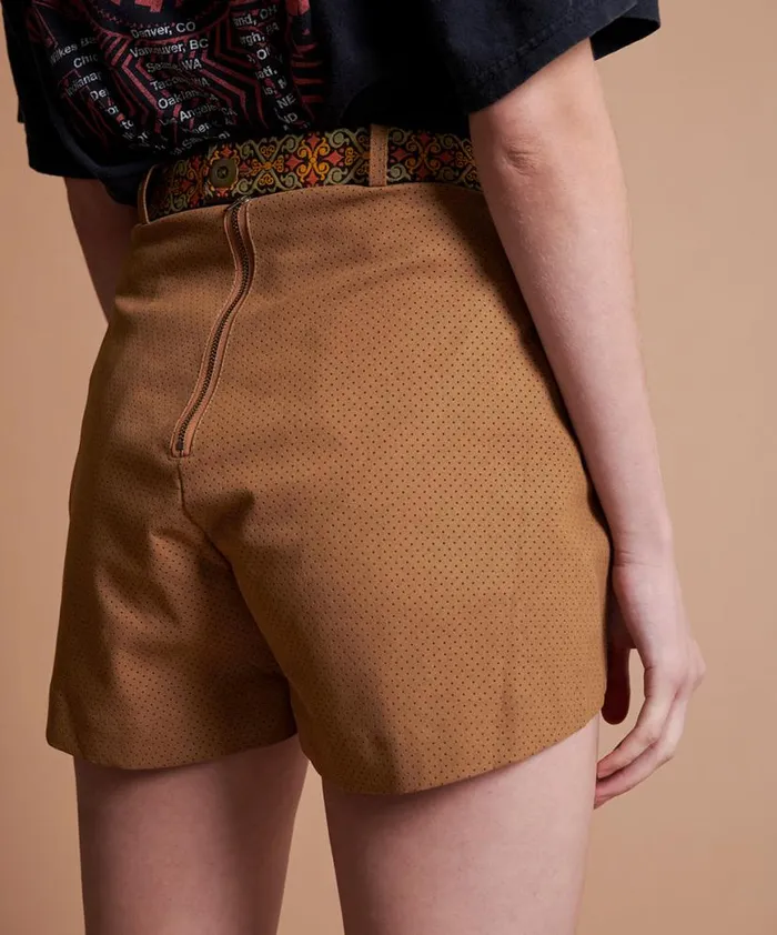 Women One Teaspoon Bottoms FLEETWOOD VEGAN LEATHER SHORTS Women One Teaspoon Bottoms FLEETWOOD VEGAN LEATHER SHORTS