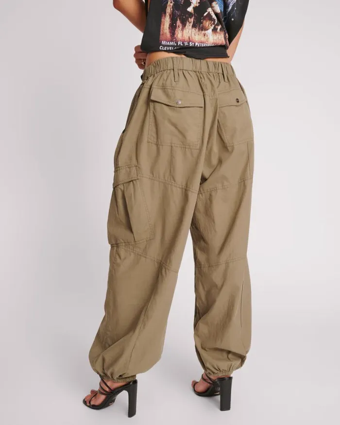 Women One Teaspoon Bottoms KHAKI UTILITY FLIGHT PANTS Women One Teaspoon Bottoms KHAKI UTILITY FLIGHT PANTS