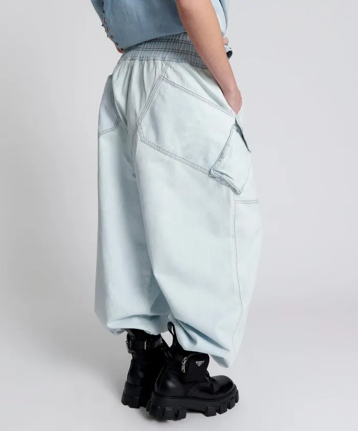 Women One Teaspoon Bottoms LE SURF DENIM PARACHUTE PANTS Women One Teaspoon Bottoms LE SURF DENIM PARACHUTE PANTS