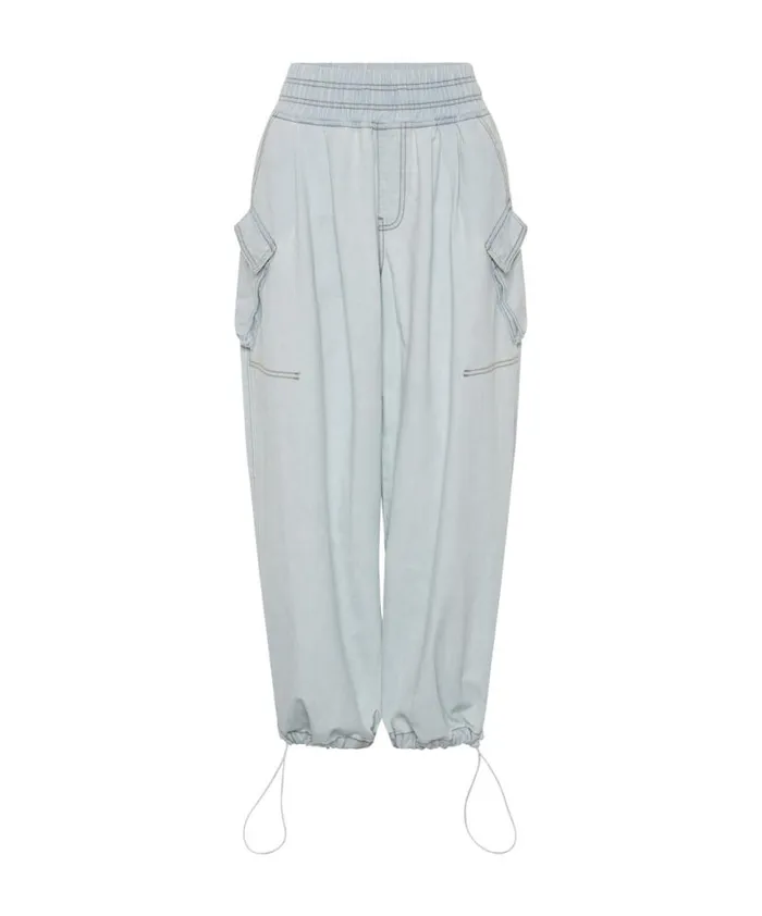 Women One Teaspoon Bottoms LE SURF DENIM PARACHUTE PANTS Women One Teaspoon Bottoms LE SURF DENIM PARACHUTE PANTS