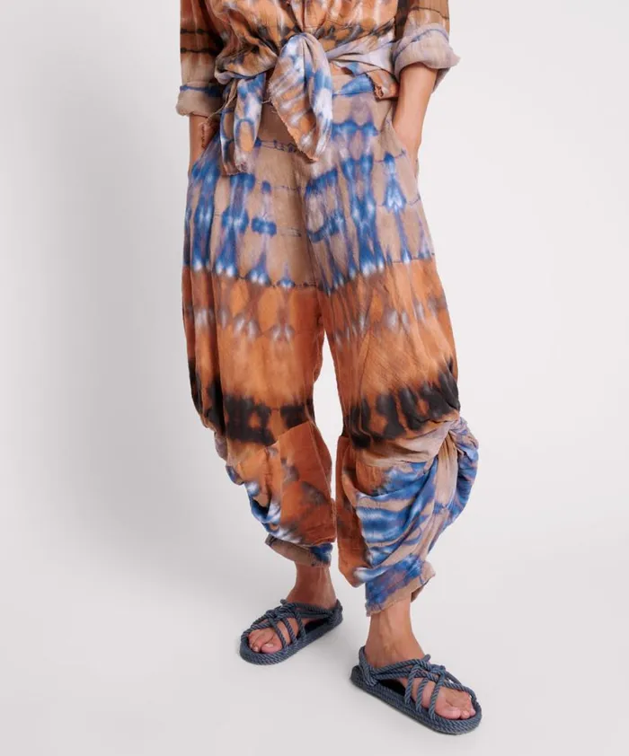 Women One Teaspoon Bottoms MIRAGE HAND TIE DYED GYPSY HAREM PANTS Women One Teaspoon Bottoms MIRAGE HAND TIE DYED GYPSY HAREM PANTS